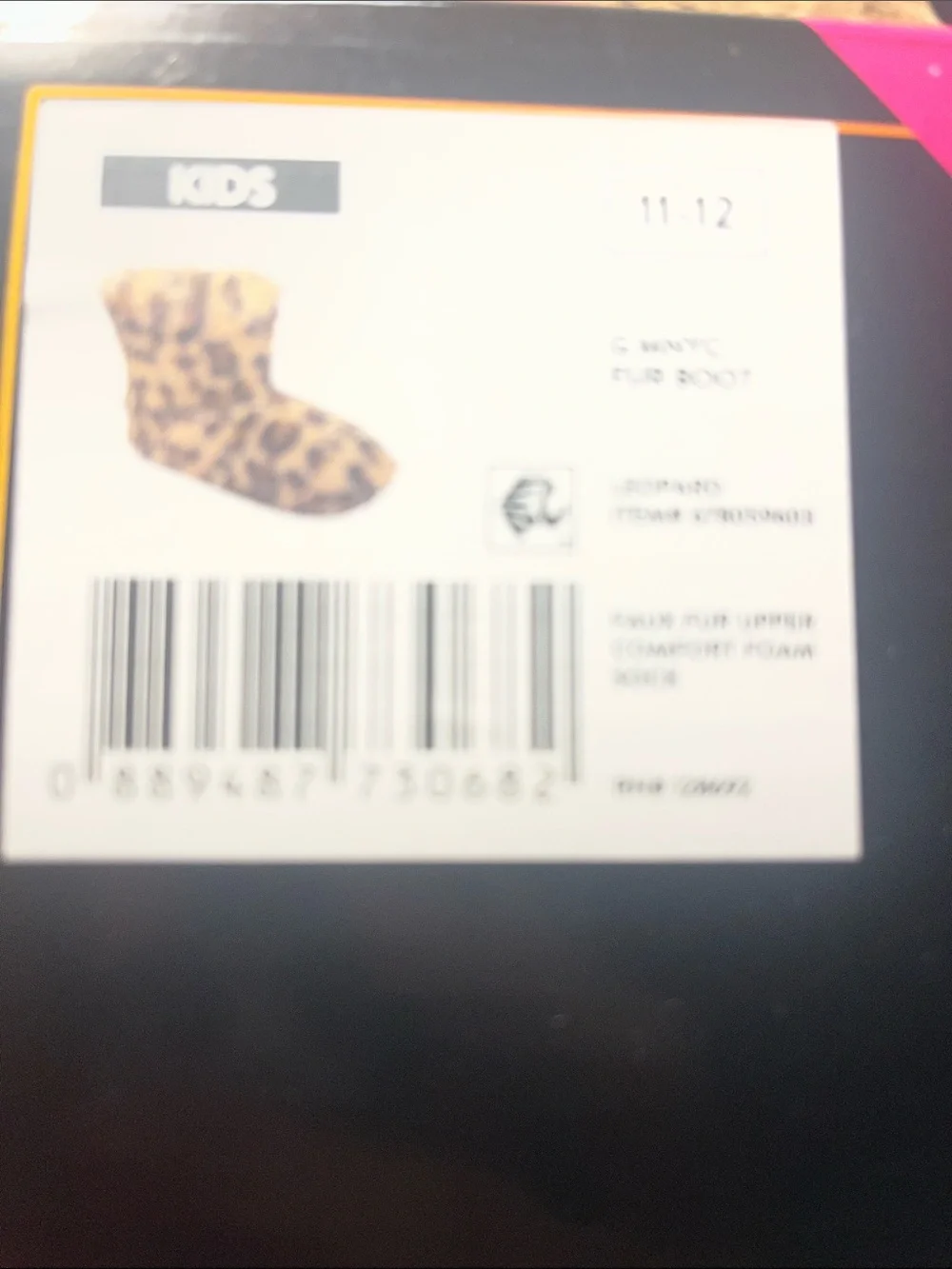 Madden NYC Kids Leopard Print Faux Fur Slippers - Brown